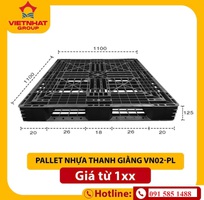 PALLET NHỰA một mặt bông khối màu đen giá 150,000 vnđ, mới 100 giá siêu rẽ