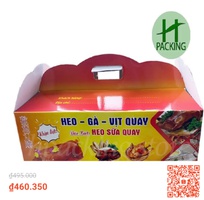 1 Cung cấp thùng heo quay in sẵn hình ảnh kèm mâm đựng