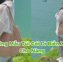 Những Mẫu Túi Cói Đi Biển Đẹp Cho Nàng