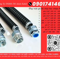 Ống ruột gà lõi thép bọc nhựa, ống kẽm đàn hồi Đà Nẵng, Hà Nội, HCM
