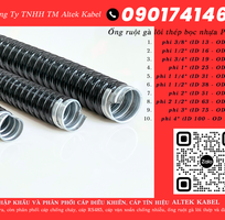 1 Ống ruột gà lõi thép bọc nhựa, ống kẽm đàn hồi Đà Nẵng, Hà Nội, HCM