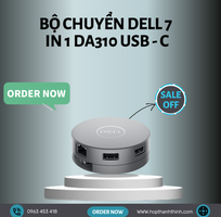 Bộ Chuyển Đổi Adapter Dell 7 in 1 USB-C  DA310