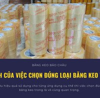 Lợi Ích Của Việc Chọn Đúng Loại Băng Keo Trong