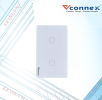 Công tắc điện thông minh Vconnex 2 nút bấm không viền