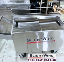 Thùng đá inox khung chân có Foam PU SlightWind