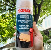 Khăn da lau khô bề mặt xe ướt - Sonax synthetic chamois