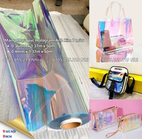 Màng Nhựa Pvc Dẻo Hologram Ánh Kim 7 Màu Altek may túi quà tặng, balo, bóp viết giá rẻ