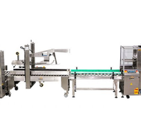 Máy tự động đưa liệu và dán thùng Carton