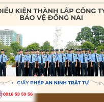 Chuyên thành lập công ty bảo vệ Đồng Nai