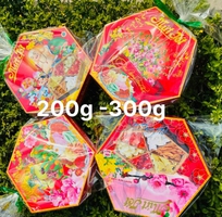 4 Xưởng sản xuất Mứt Tết : hộp mika bầu dục , hộp lục giác, hộp xách dây  Mứt bí, dừa, lạc, cà rốt