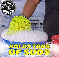 2 Găng tay rửa xe thấm hút chống trầy - Chemical Guys chenille microfiber wash mitt 2 Găng tay rửa xe thấm hút chống trầy - Chemical Guys chenille microfiber wash mitt