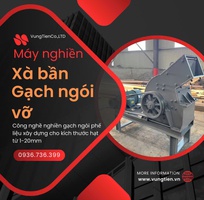 3 Máy nghiền xử lý xà bần, phế thải xây dựng