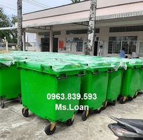 5 Xe gom rác khu dân cư, chung cư dung tích 660lit.