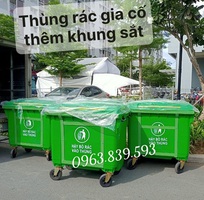6 Xe gom rác khu dân cư, chung cư dung tích 660lit.