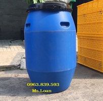 1 Thùng phuy 120lit đai nhựa mới thanh lý giảm giá 10