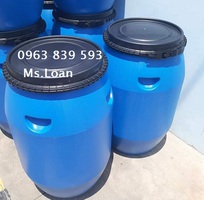 4 Thùng phuy 120lit đai nhựa mới thanh lý giảm giá 10