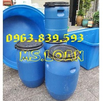 9 Cung cấp thùng đựng hóa chất, phuy nhựa mới giá rẻ. - 0963 839 593 Ms.Loan