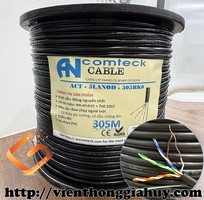 ACT-5LANOD-305BKO Cáp mạng CAT5e UTP đồng dầu chạy ngoài trời   có dây chịu lực gia cường   Outdoor