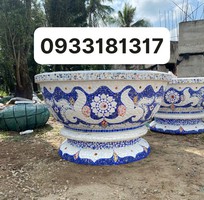 2 Chậu cẩn miểng , chau can mieng