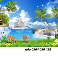 5 Tranh gạch 3d ốp tường tranh phong cảnh - CXV44