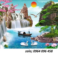 6 Tranh gạch 3d ốp tường tranh phong cảnh - CXV44