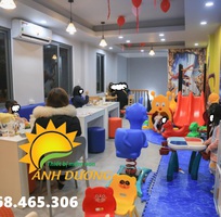 1 Cầu trượt mầm non ngoài trời, cầu trượt trẻ em nhập khẩu