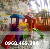 3 Cầu trượt mầm non nhập khẩu, cầu trượt trẻ em ngoài trời