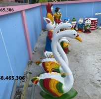 2 Tượng cổ tích Bạch Tuyết Thạch Sanh, Cô Tấm nhựa composite