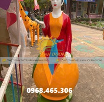 Tượng cổ tích Bạch Tuyết Thạch Sanh, Cô Tấm nhựa composite