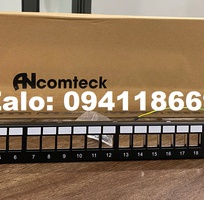 8 Thanh đấu nối mạng Patch panel  24 cổng CAT6A FTP mã ACT-24S1U, ACT-S6A-001 hãng Ancomteck