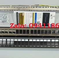 1 Thanh đấu nối mạng Patch panel  24 cổng CAT6A FTP mã ACT-24S1U, ACT-S6A-001 hãng Ancomteck
