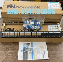 3 Thanh đấu nối mạng Patch panel  24 cổng CAT6A FTP mã ACT-24S1U, ACT-S6A-001 hãng Ancomteck