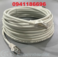 7 Dây nhảy Patch cord Cat6A S-FTP, Shielded, LSZH, White, 1.5M -2M-3M-5M đúc - hãng ANCOMTECK