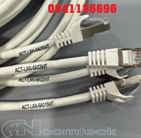 4 Dây nhảy Patch cord Cat6A S-FTP, Shielded, LSZH, White, 1.5M -2M-3M-5M đúc - hãng ANCOMTECK