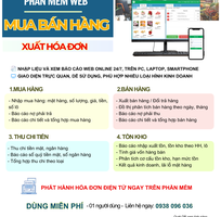 Phần mềm mua bán web và xuất hóa đơn