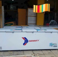 Tủ đông inverter hiệu sanaky 3 cửa dung tích 1300l mới 91
