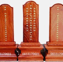 2 Bán bộ bài vị thờ thần linh và gia tiên bà cô ông mãnh