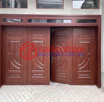 1 Cửa Thép Vân Gỗ   An Toàn Như Thép, Đẹp Như Gỗ