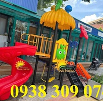 4 Cầu trượt liên hoàn ngoài trời,xích đu cầu trượt liên hoàn