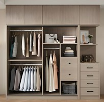 Tủ Áo Gỗ Công Nghiệp MDF Cánh Lùa Cao Cấp