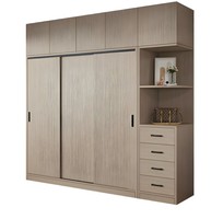 1 Tủ Áo Gỗ Công Nghiệp MDF Cánh Lùa Cao Cấp