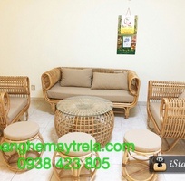 4 Sofa mây tổ yến hiện đại phòng khách