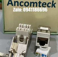 10 Sẵn kho Ổ cắm CAT6A FTP Shielded có chống nhiễu  100/1000  Ancomteck , mã ACT-S6A-T001