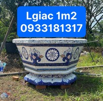 1 Chậu đắp tay khảm sành sứ , cẩn miểng . Thủ đức tphcm