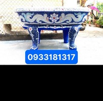 3 Chậu đắp tay khảm sành sứ , cẩn miểng . Thủ đức tphcm