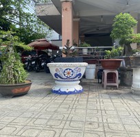 14 Chậu đắp tay khảm sành sứ , cẩn miểng . Thủ đức tphcm