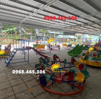 3 Đu quay đạp chân trẻ em, xích đu treo mầm non bằng sắt