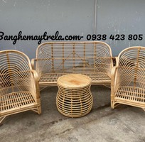 Bàn ghế sofa mây phòng khách hiện đại HCM