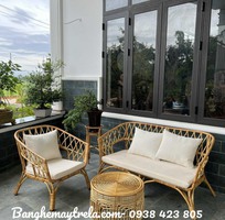 1 Bàn ghế sofa mây phòng khách hiện đại HCM