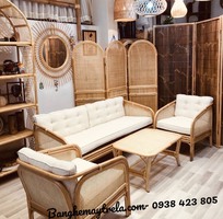 6 Bàn ghế sofa mây phòng khách hiện đại HCM